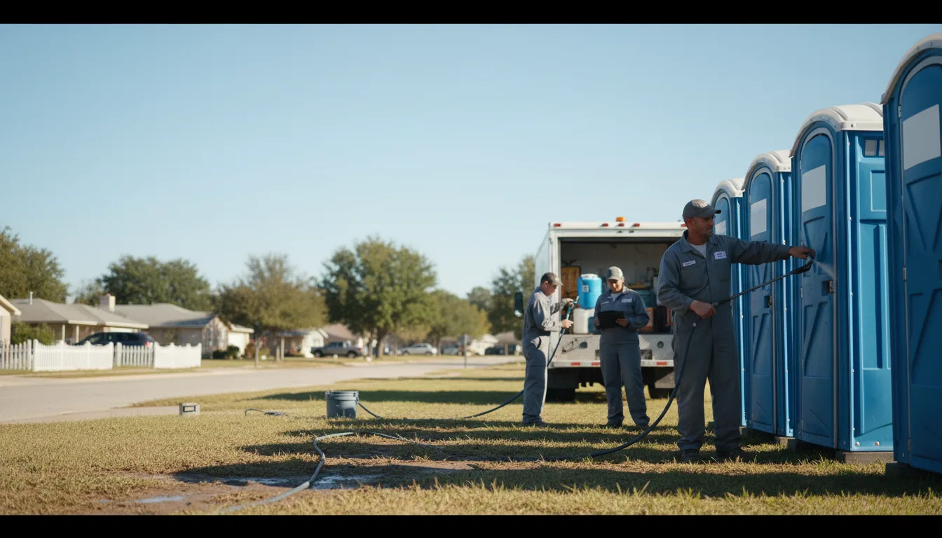 Long-Term Portable Toilet Rental in Sunnyvale, TX near me